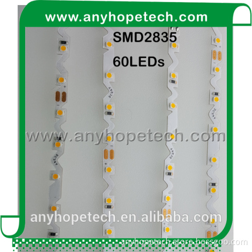 2835 60leds/m D24V exterior led strip lights for signage